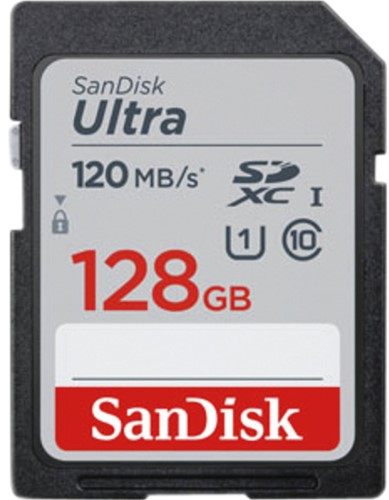 Geheugenkaart Sandisk SDXC Ultra 128GB 1 Stuk