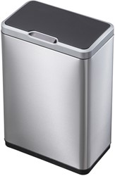 Afvalbak EKO Mirage met sensor 20+20liter RVS mat 1 Stuk