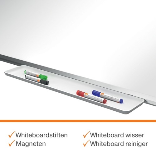 Whiteboard Nobo Premium Plus 90x120cm staal 1 Stuk-2