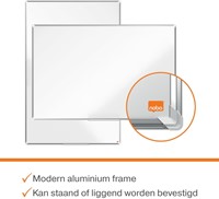 Whiteboard Nobo Premium Plus 90x120cm staal 1 Stuk-3