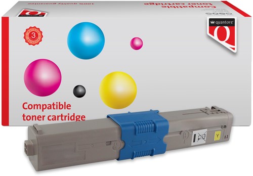 Toner Quantore  Oki 46507613 geel 1 Stuk