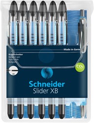 Rollerpen Schneider Slider Basic XB zwart +bp Rave 7 Stuk