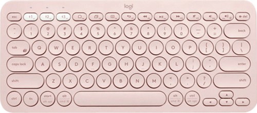 Logitech K380 toetsenbord Bluetooth QWERTY Rose 1 Stuk