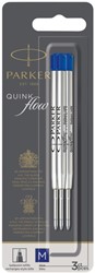Balpenvulling Parker Quinkflow M 3st blauw 3 Stuk