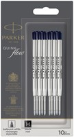 Balpenvulling Parker Quinkflow M 10st zwart 10 Stuk