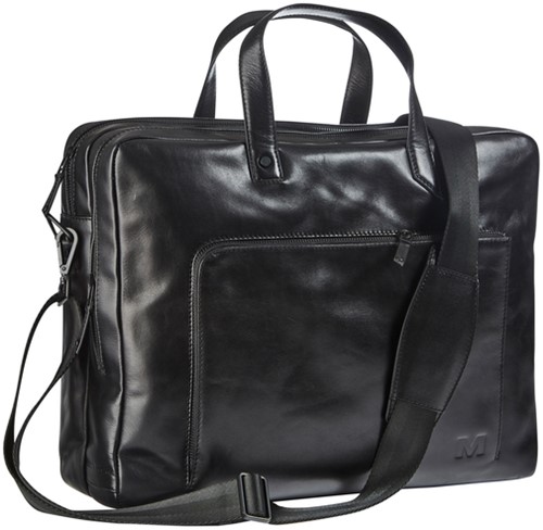 Businesstas Mav All Black laptopvak zwart 1 Zak