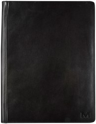 Schrijfmap Maverick Black A4 rits schrijfblok zw 1 Doos