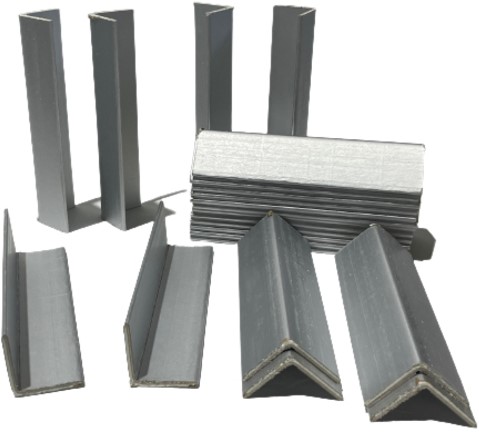 Hoekprofiel IEZZY karton alu look 35x35x150mm 100 Stuk