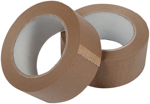 Verpakkingstape IEZZY 50mmx50m gerecycled papier 1 Rol