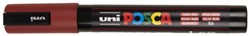 Paintmarker Uni POSCA PC5M M robijnrood 1 Stuk