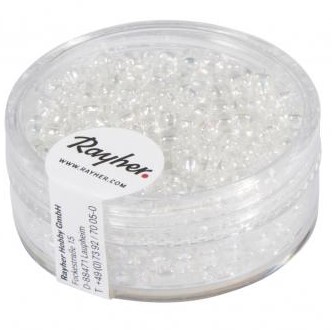 BORDUURKRALEN DOOSJE 17 GR 2.6MM TRANSPARANT ZILVER 1 Doosje