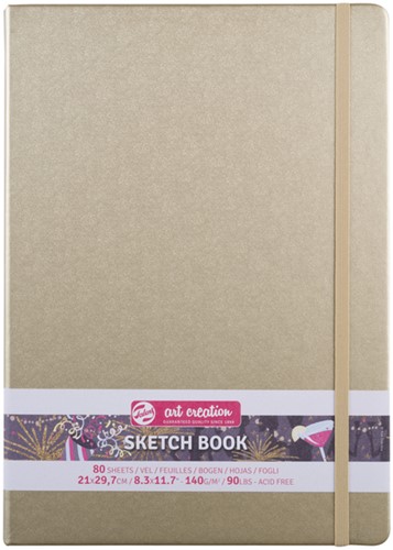 Schetsboek Talens Art Creation 210x300mm witgoud 1 Stuk
