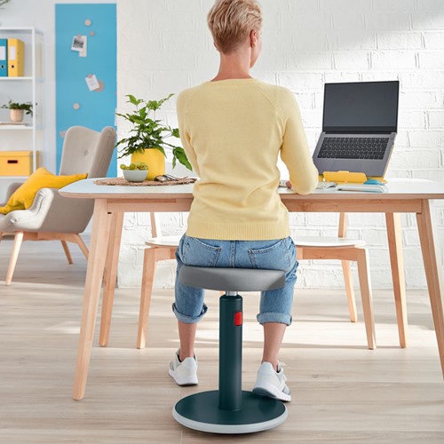 Actieve zit-sta kruk Leitz Ergo Cosy grijs 1 Stuk-3