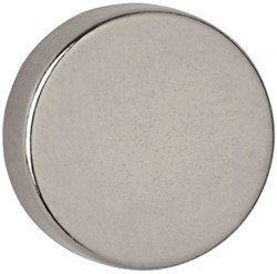Magneet MAUL Neodymium rond 15x5mm 4.5kg 10 Stuk