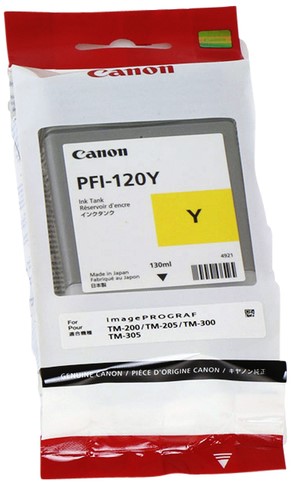 Inktcartridge Canon PFI-120 geel 1 Stuk