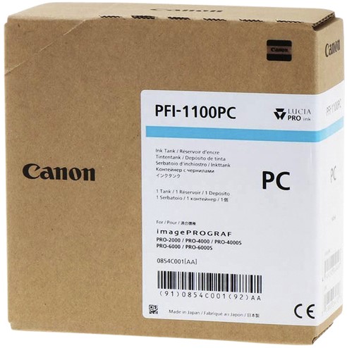Inktcartridge Canon PFI-1100 foto blauw 1 Stuk