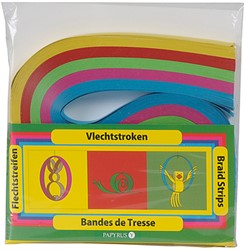 VLECHTSTROKEN PAPYRUS KREATIEF 1.5X48CM ASS 200 Stuk