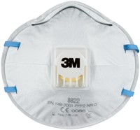 Stofmasker 3M 8822 FFP2 met ventiel 5st 5 Stuk-1