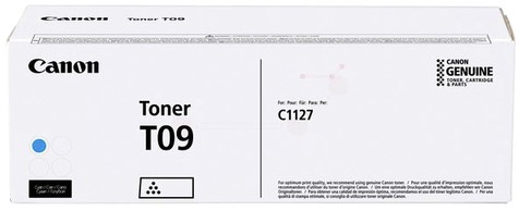 Tonercartridge Canon T09 blauw 1 Stuk