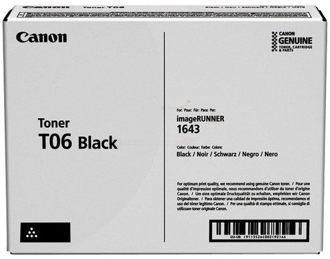 Tonercartridge Canon T06 zwart 1 Stuk
