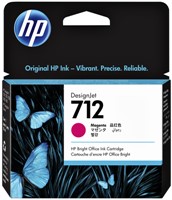 Inktcartridge HP 712 3ED68A rood 1 Stuk