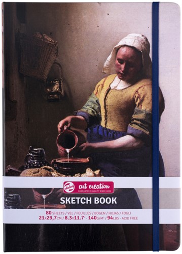 Schetsboek TAC 210x297mm Melkmeisje 80 Vel