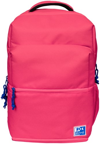 Rugzak Oxford 12 vakken roze 1 Stuk