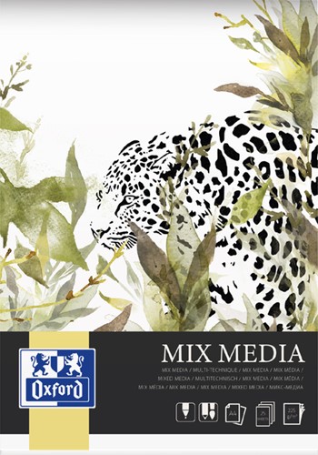 Tekenblok Oxford Mix Media A4 25 vel 1 Stuk