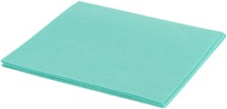 Werkdoek Cleaninq viscose 38x40cm groen 10 stuks 10 Stuk