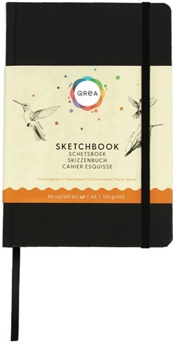 Tekenboek Qrea A5 100gr 80vel 80 Vel