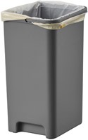 Pedaalemmer EKO Hana Duo Recy 2x10l grijs wit 1 Stuk-3