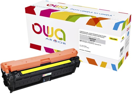Tonercartridge OWA HP CE342A geel 1 Stuk