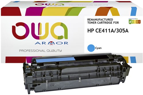 Tonercartridge OWA HP CE411A blauw 1 Stuk