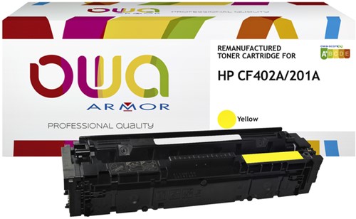 Tonercartridge OWA HP CF402A geel 1 Stuk