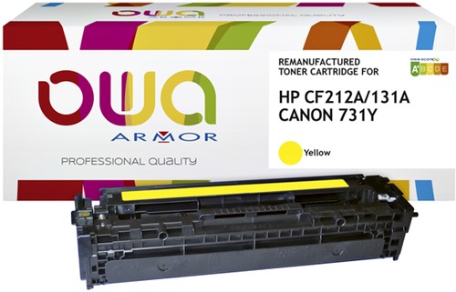 Tonercartridge OWA HP CF212A geel 1 Stuk