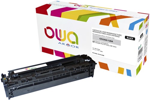 Tonercartridge OWA HP CE320A zwart 1 Stuk