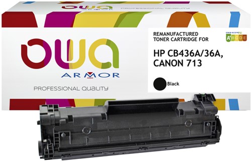 Tonercartridge OWA HP CB436A zwart 1 Stuk