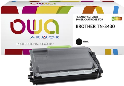 Toner OWA Brother TN-3430BK zwart 1 Stuk