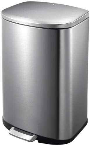 Afvalbak EKO Della pedaalemmer 50 liter RVS 1 Stuk