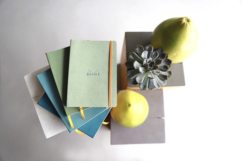 Notitieboek Rhodia A5 lijn 80 vel 90gr celadon 1 Stuk-1