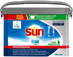 Vaatwastabletten Sun Professional PF 200 stuks 200 Stuk