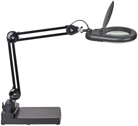 Loeplamp MAUL Viso LED met voet zwart 1 Stuk