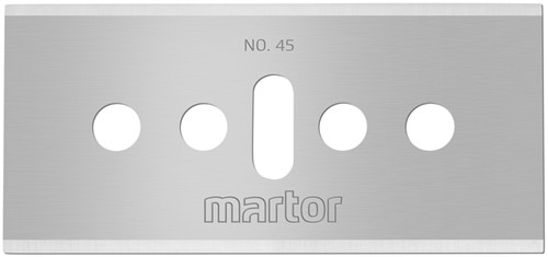 Reservemes Martor rechthoekig nr. 45 10 Stuk