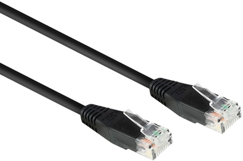 Kabel ACT CAT6 Network koper 2 meter zwart 1 Stuk