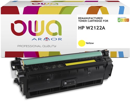 Tonercartridge OWA HP W2122A geel 1 Stuk