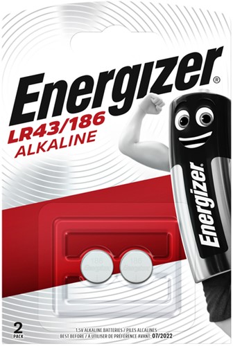 Batterij Energizer LR43 alkaline 2st 2 Stuk