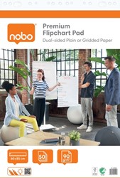 Flipoverpapier Nobo premium 60x85cm dubbelzijdig 1 Stuk