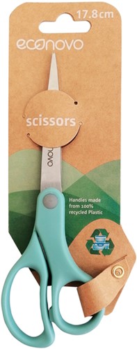 Schaar Econovo 18cm blauw 1 Stuk