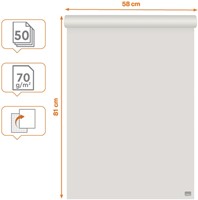 Flipoverpapier Nobo gerecycled 58x81cm plano 1 Stuk-1