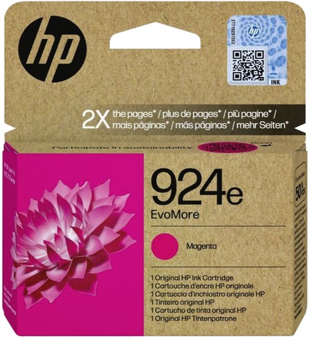 Inktcartridge HP 4K0U8NE 924E Evomore rood 1 Stuk